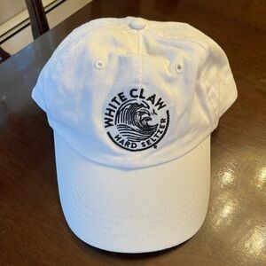 LIKE NEW White Claw hat. Worn once.